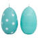 Munakynttilä, turkoosi - Pääsiäiskynttilät - 14017P19 - 2