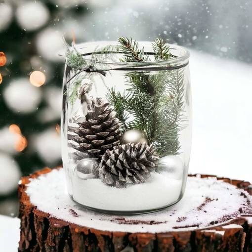 Lasivaasi 21 cm - Lasilyhdyt ja hurrikaanit - 398089 - 1