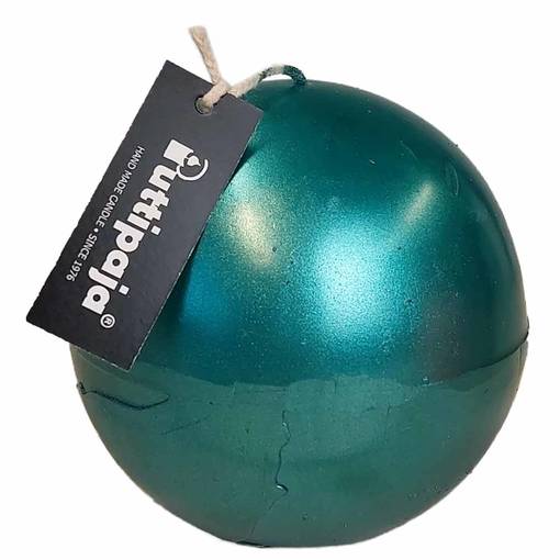 Metallihohtopallo 10 cm, petrooli - Metallihohtokynttilät - 1950439 - 1