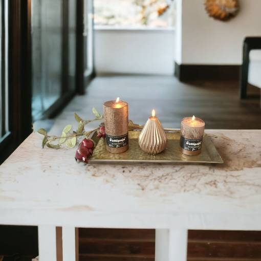 Metallinen kynttilänalunen Chellie - Metalliset kynttilänaluset - 409027-1137309 - 1