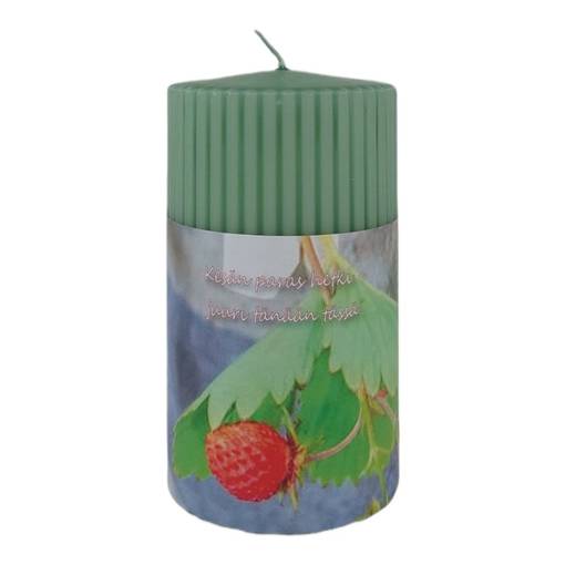 Mietelause 7x12 cm, paras hetki mansikat - Mietelausekynttilät - 291460439 - 1