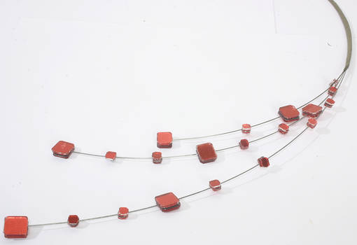 Mosaiikkilasioksa punainen - Koristeoksat - 3412509 - 1