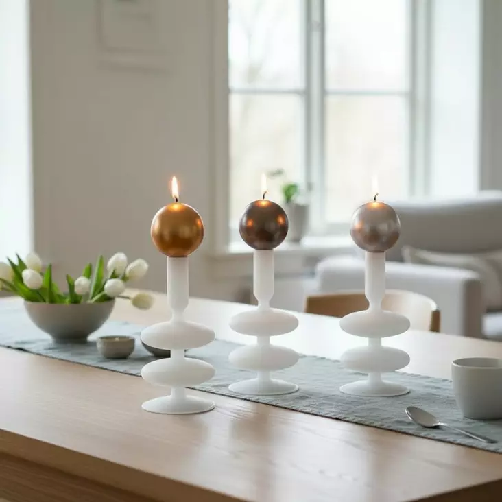 Fabia kynttilänjalka 16,5 cm - Kynttilänjalat kruunukynttilöille - 409027-1117319 - 1