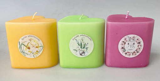 Pääsiäisen sydänkynttilät - Pääsiäiskynttilät - 1410805PA - 1