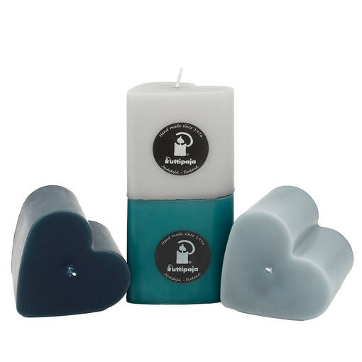 Sydänkynttilä-paketti, Usva - Sydänkynttilät - 7914108S23-usva - 1