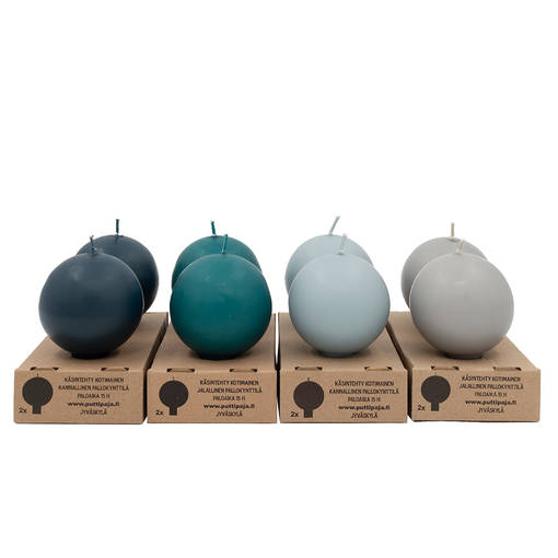 Pallokynttilä-paketti, Usva - Pallokynttilät - 7914020S23-usva - 1