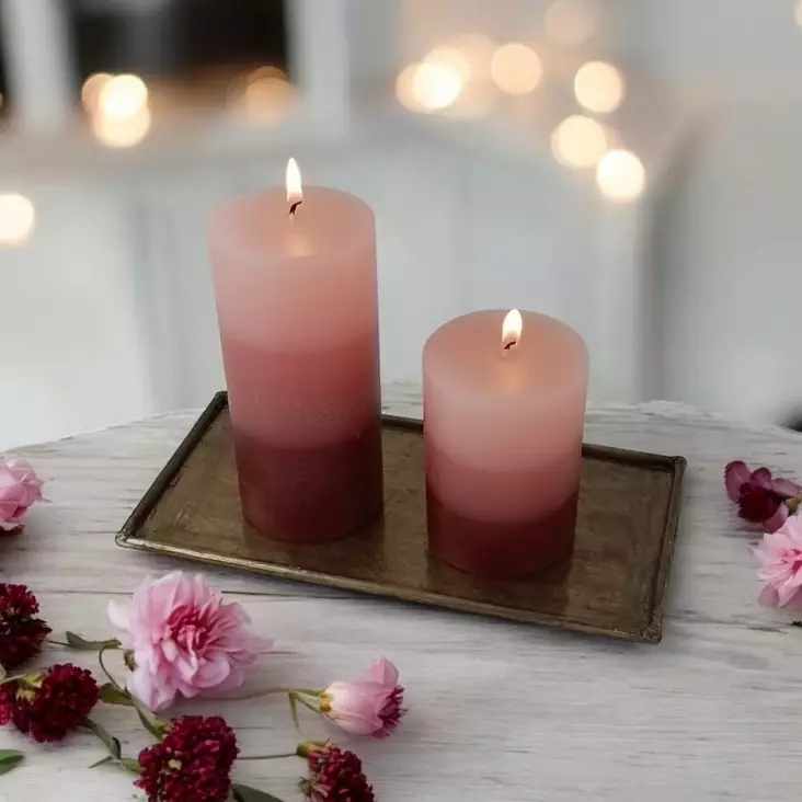 Raitakynttilä, Calluna - Raidalliset pöytäkynttilät - 1670408CA - 1