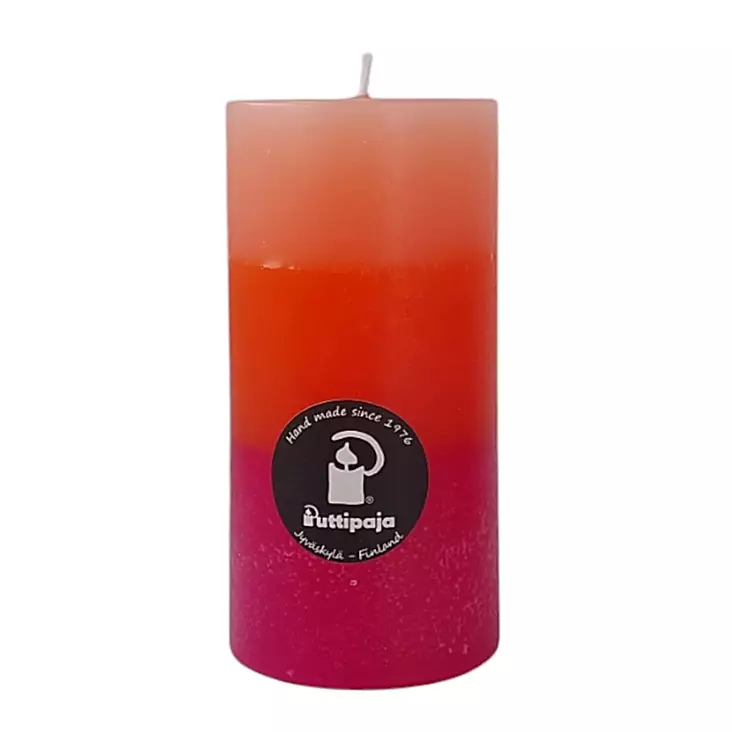 Raitakynttilä Kaunokainen, 15 cm - Raidalliset pöytäkynttilät - 1670506ka - 1