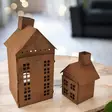 Talo aukeavalla ovella tuikkukynttilöille, iso - Lyhdyt - 3995848B - 8