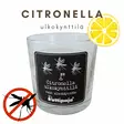 Citronella-ulkokynttilä lasipurkissa, iso - Ulkotulet - 17434752-01C - 4