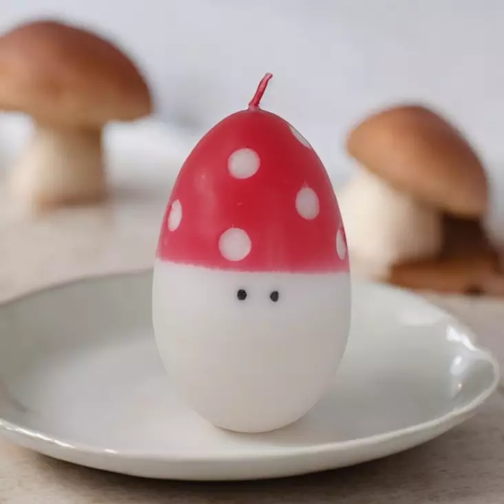 Kärpässieni-kynttilä 13cm - Muotokynttilät - 14017P0212-SIE - 1