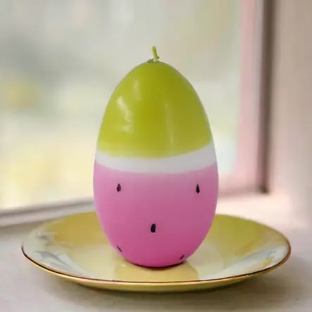 Vesimeloni 13 cm - Muotokynttilät - 14017P3238-MEL - 1