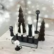 Dip dye Adventti -kruunukynttiläpakkaus, mattamusta 4kpl/pkt - Adventtikynttilät - 19013-ad-30M - 9