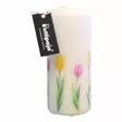Rtokuvakynttilä "Tulppaanit" 6x14cm - Pääsiäiskynttilät - 2711215-tulp - 7