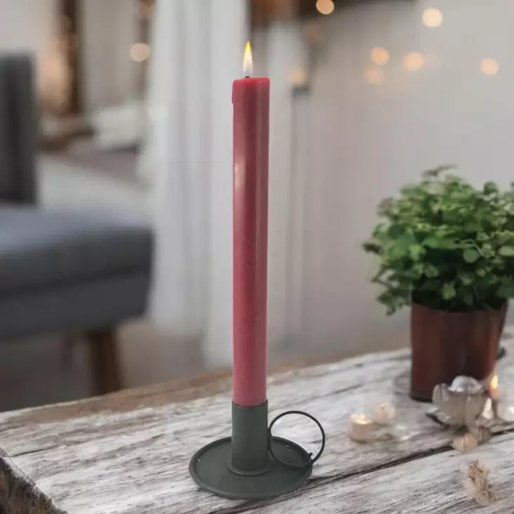 Metallinen, pyöreä kruunuputti jalka kahvalla - Kynttilänjalat kruunuputeille - 4098732AR - 1