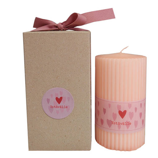 Vekkilahjapaketti Ystävälle - aprikoosi - Onnittelukynttilät - 7914604V-06YS - 1