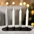 Dip dye Joulukalenteri kruunukynttilät, hopea - Joulukalenterikynttilä - 19013-jk-42-met - 7
