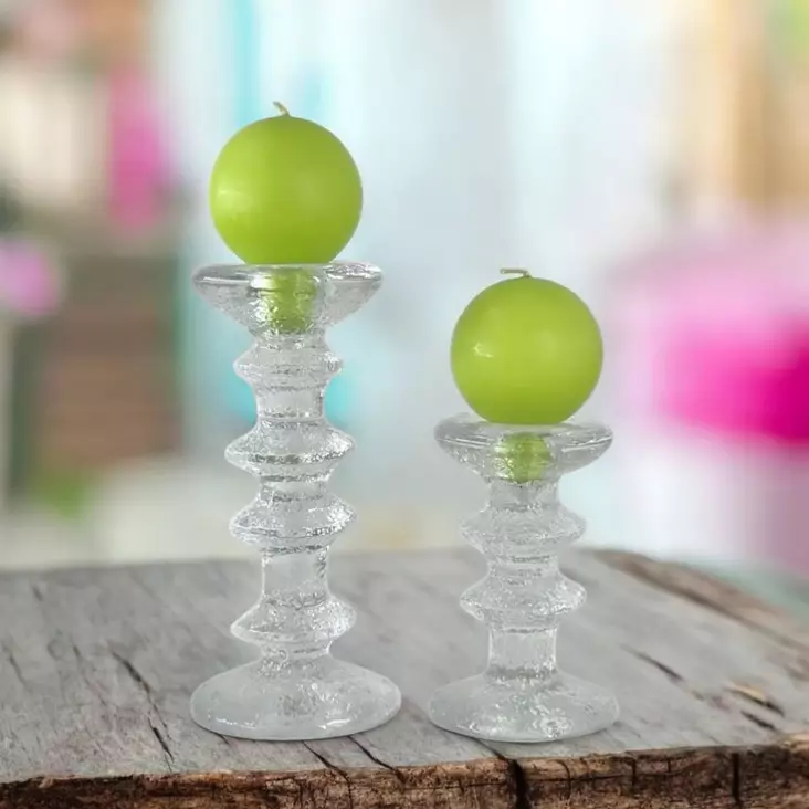 Jalallinen pallokynttilä, kevätoliivi, 2 kpl/pkt - Pallokynttilät - 1402032-kevat - 1