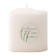 Sydänkynttilä muistotarralla, kerma - Muistokynttilät - 1410802su - 1